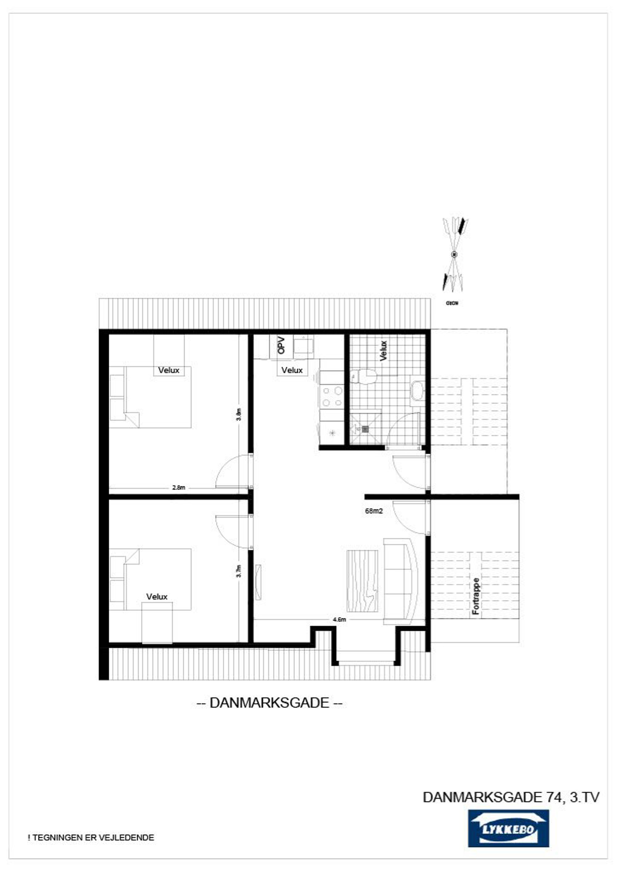 Danmarksgade 74, 3. tv., 9000 Aalborg