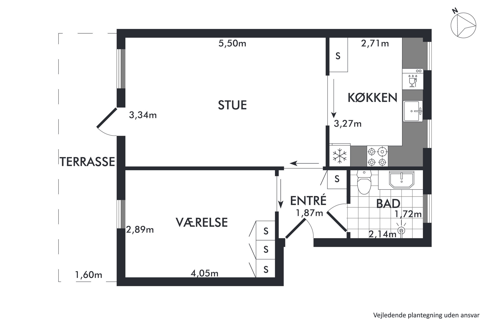 Absalonsgade 11, 1. th., 9000 Aalborg