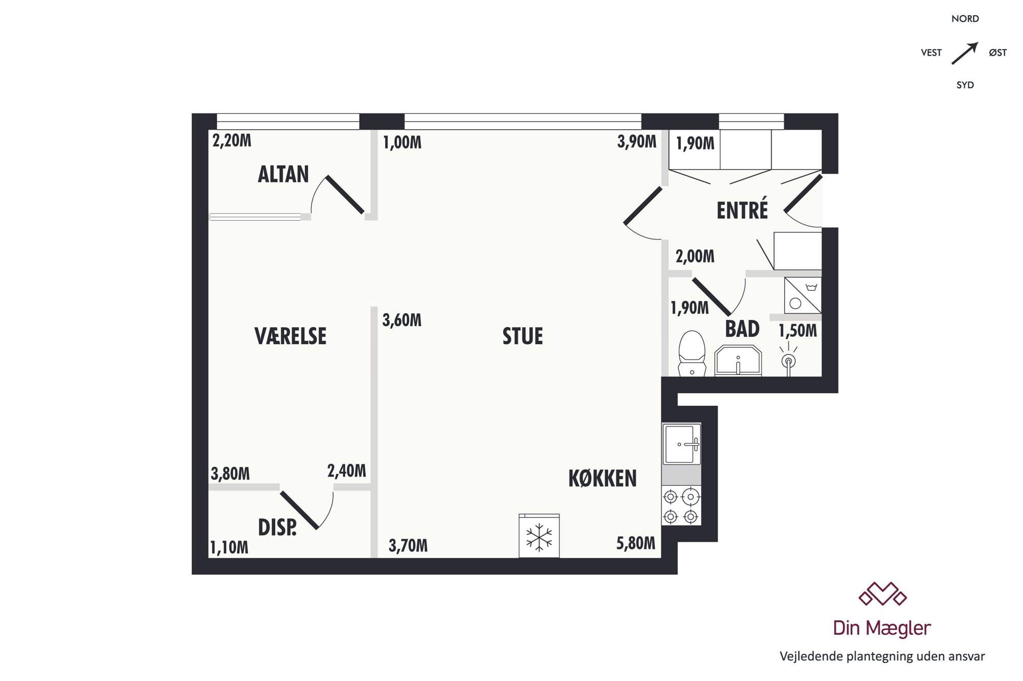Vesterbro 127, 4. 405., 9000 Aalborg